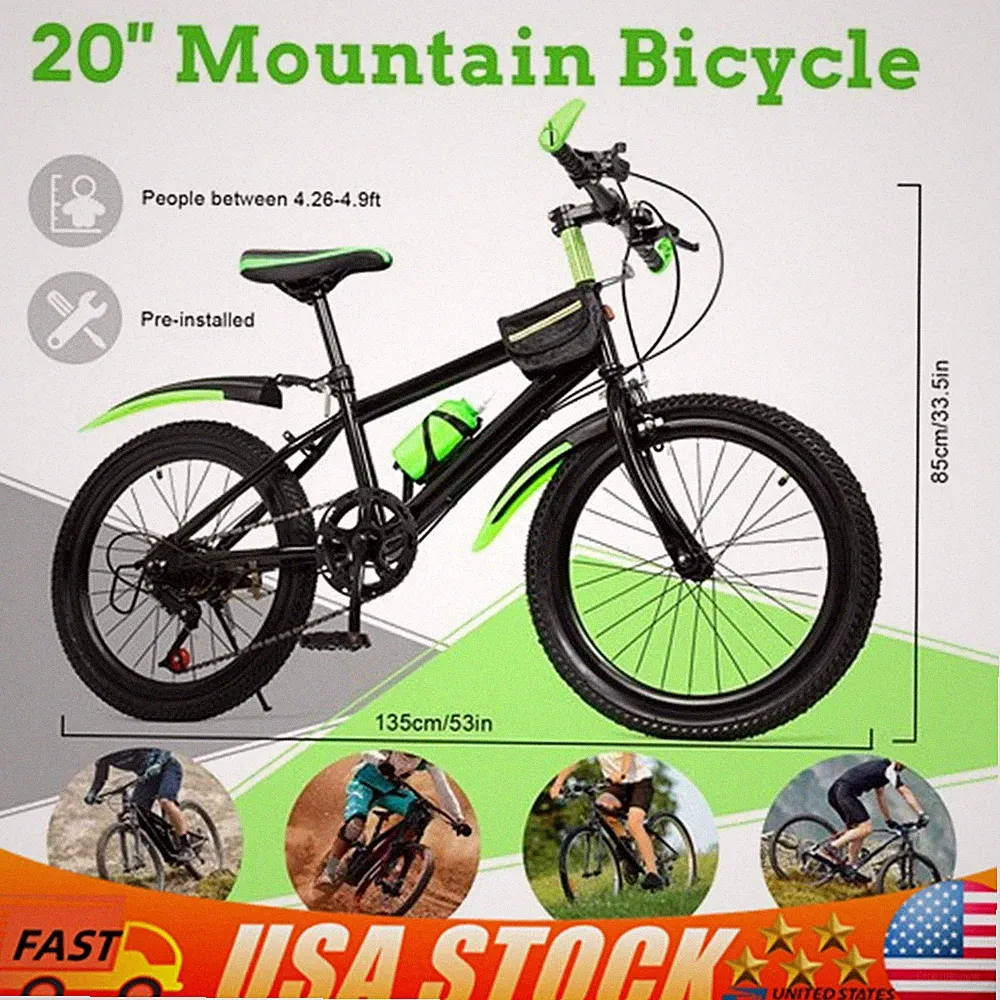 9 Speeds Kids Bike