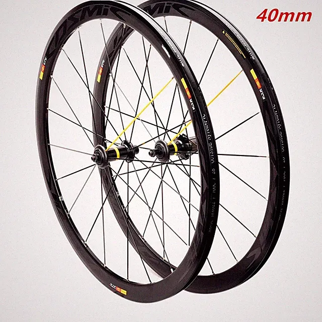 700C 30/40/50mm Depth Road Bicycle Alloy Wheelset Clincher 36T Ratchet Hubs