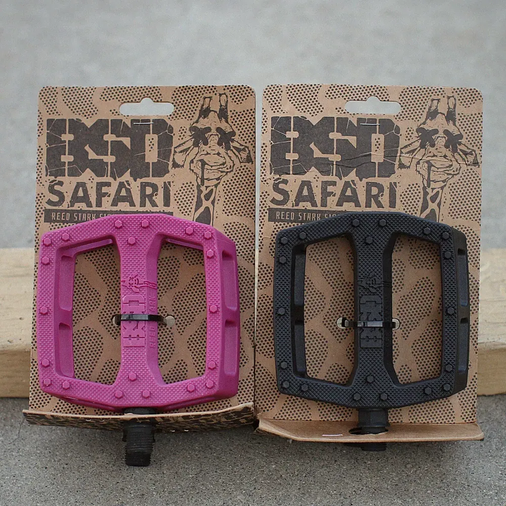 BSD BMX BIKE SAFARI PC BICYCLE 9/16" PEDALS BLACK BERRY