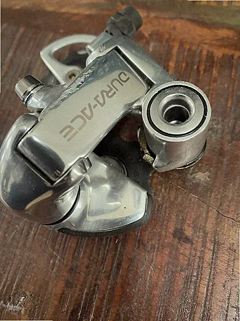 Shimano Dura-Ace RD-7700 Rear Derailleur Road Bike 9 Speed Short Cage Silver