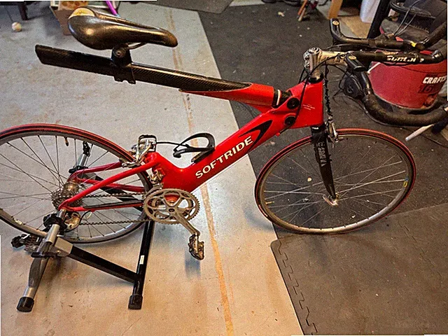 Softride rocket TT7 triathlon bicycle