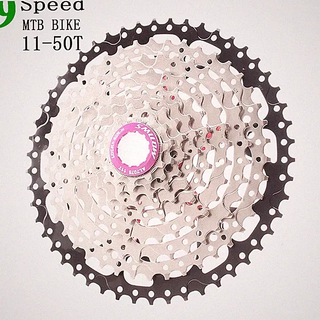 Ultralight MTB Bicycle 9Speed Cassette 11-50T Mountain Bike Wide Ratio Freewheel