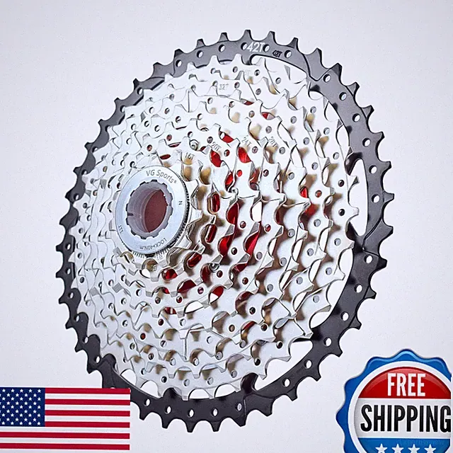VG SPORTS Ultra-Light 9 Speed Mountain Bike Cassette 11-42T
