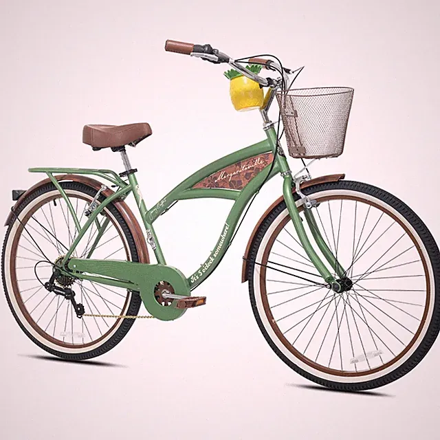 Women's Margaritaville Cruiser Bike 26" Perfect Fit Frame, 7-Speed, Green